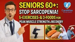 Seniors 60+STOP: Sarcopenia 5 Exercises & 3 Foods For Peak Muscle Strength & Recovery!