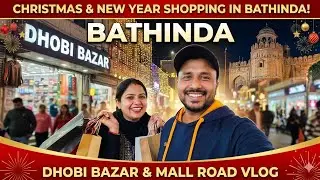 Wife k sath Christmas & New Year Shopping 🎅🎁 | #Bathinda#DhobiBazar