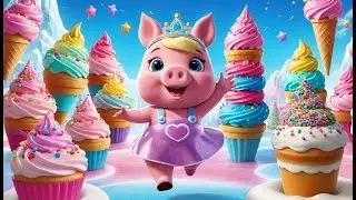 Princess Piggy&rsquo;s Ice Cream Parade | Sweet Princess Song for Kids | Ice Cream Party Adventure