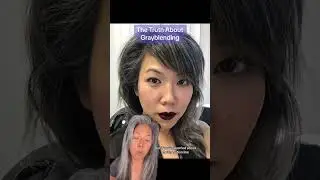 Truth about Grayblending #greyblending #grayhair #greyhair #grayhairtransition #silversisters