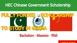 Full funded scholarship to study in China / apply now And get  it