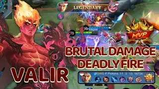 Valir Semi Tank! Moment Late Game | Valir Support Position | Valir Best Build 2022 - MLBB