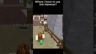 How to use this Hammer? #roblox #shorts #kidsgames genericr #rollplay #viralshorts