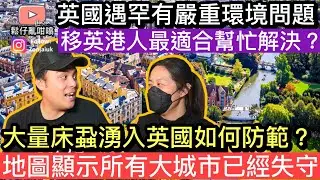 英國遇罕見嘅嚴重環境問題，移英港人絕對樂意幫助解決❓大量床蝨湧入英國應該如何￼防範❓最新數據顯示所有大城市已經失守‼️￼[有字幕CC]