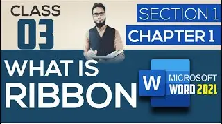 CLASS 03 II RIBBON (Microsoft Word 2020) II #MicrosoftWord
