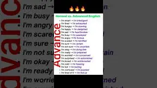 #advanceenglish #howtoimprovespokenenglish#learnnew