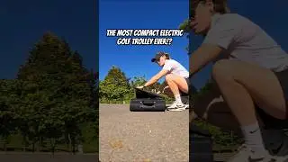 The most compact electric golf trolley ever? #shorts