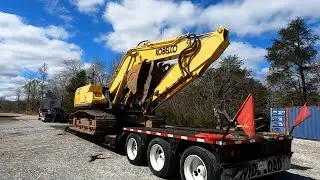 Cylinder Repacking And Kobelco 210 Moving With Jodi