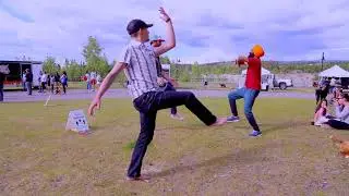 Bhangra at Whitehorse Farmers' Market in the Yukon