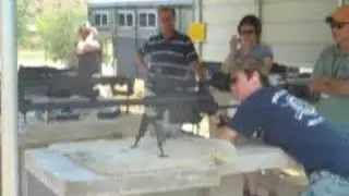EDM Windrunner 50 cal shooting