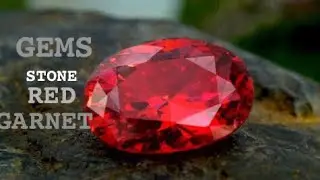Gems stone red garnet how is it this Garnet pice #diamond #gemquality #jewelry #ring