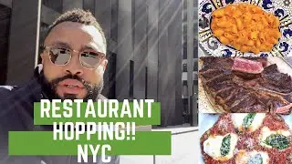 NYC FOOD VLOG | BEST FOOD SPOTS IN NYC! | MICHELIN STAR RESTAURANTS | SHELDON C TOWNSEND