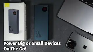 Внешний аккумулятор Baseus 65 Вт 20 000 мАч USB C &mdash; заряжает большие и маленькие устройства!