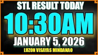 Stl Result Today [10:30am JANUARY 5, 2026] | Lotto Result Today