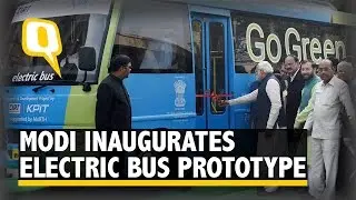 Modi Inaugurates Electric Bus Prototype