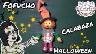 Fofucho calabaza de halloween como se hace / paso a paso / DIY / facil / Manualidad / goma Eva