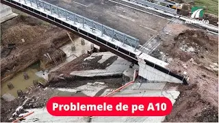 Autostrada A10 Problemele la breteaua A1 A10, parcările nedeschise de pe A10