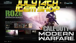 Modern Warfare - Franchise Store NEW Daily Items! July 14th Blueprints & Featured Items!