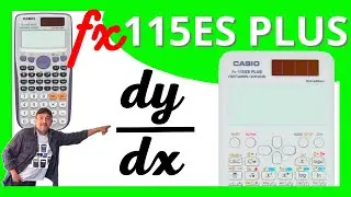CASIO fx-115ES PLUS derivatives✅ Step by step