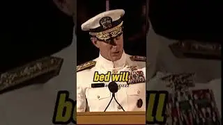 Admiral McRaven shares the secret to a productive day