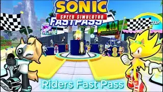 New riders fast pass in Sonic Speed Simulator and more new stuff