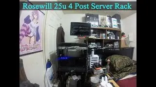 Assembly of the Rosewill 25u Server Rack