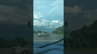 Wet Roads Red Light Runner