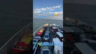 Lewes to Cape May via Ferry #ferry #capemay   #boating #boattrip  #nauticaladventures #cruiseferry