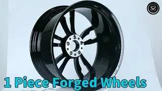 Aluminum 1 Piece Forged Wheels 19 Inch Monoblock Brushed For BMW M2