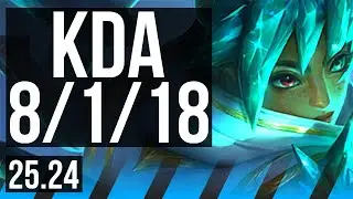 TALIYAH vs ZED (MID) | 8/1/18 | EUW Challenger | 25.24