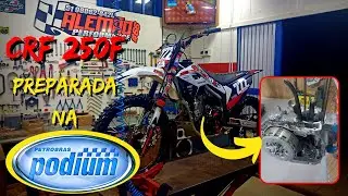 CRF 250F PREPARADA NA GASOLINA PODIUM (BATEU 38CV?!!) - PROJETOS ALEMÃO PERFORMANCE!