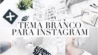 COMO EDITAR AS FOTOS DO INSTAGRAM // TEMA BRANCO ( feed clean  )