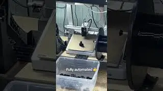 Full automation, for Bambu and Prusa Printers 👌 #3dprinting #printque #3dprinter #printfarm