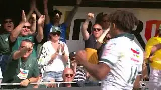 TOP 14 - Essai de Th&eacute;o ATTISSOGBE (SP) - RC Vannes - Section Paloise