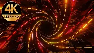 5 hours 4k OLED VJ loop Black screen Mind Relaxing Sci-fi Night Light Screensaver Loop Animation