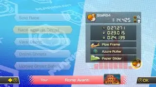 Tour Rome Avanti 200cc - 1:14.425 by StaR64 🇿🇦, 10th Worldwide 