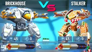EM Rifle 12 - Brickhouse vs Stalker - Mech Arena - New Weapon