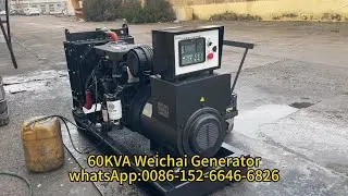 WEICHAI 60kVA Diesel Generator Load Test Open Type Generator  Reliable Cost-Effective Power Solution