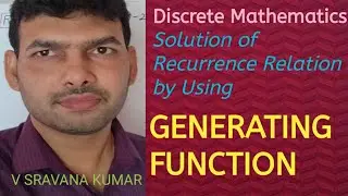 SOLVING RECURRENCE RELATION BY GENERATING FUNCTION IN TELUGU