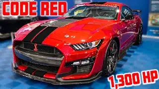 ПЕРВЫЙ ВЗГЛЯД НА НОВЫЙ TWIN TURBO SHELBY GT500 мощностью 1300 л.с., КОД RED! *ПОЛНЫЙ РАЗБОЙ*