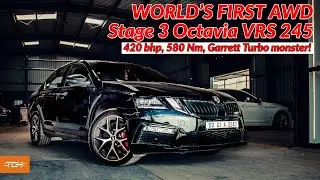 WORLD'S FIRST AWD Octavia VRS 245 Stage 3! 420 BHP, 580 Nm, Garrett Turbo Monster! | AutoCulture