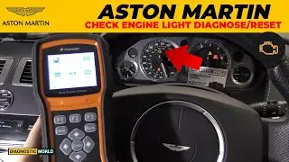 Диагностика и сброс индикатора Check Engine Aston Martin с помощью Foxwell NT530 Plus