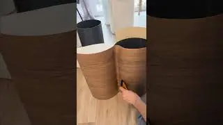 DIY : relooke ta table basse avec du vinyle adh&eacute;sif effet ch&ecirc;ne brut