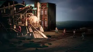 Steam Tank Obsidian Boss Fight (Lv. 45) | Partitio Chapter 4 | OCTOPATH TRAVELER 2