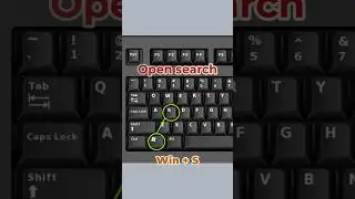 🔍How to Open search in Windows 10