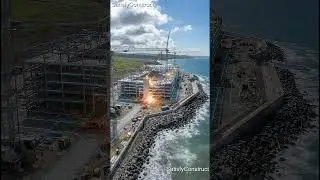 This Abandoned Coast Became a $Billion 5-Star Resort in Minutes #aiconstruction #beforeafter #build