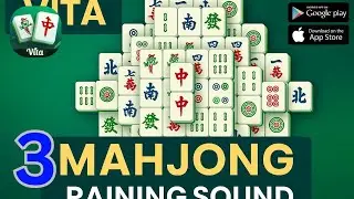 Vita Mahjong | Gameplay with relaxing Rain Sound EP03 (ios,Android)