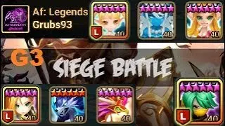 High G3 Siege EU AF LEGENDS Vs GodsArmy Vs German Dragon