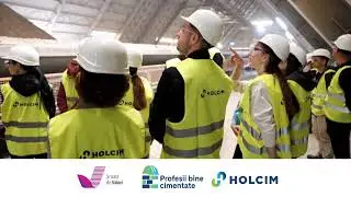 Atelierele tehnice, din cadrul Profesii Bine Cimentate, desfășurate la fabrica Holcim din Aleșd