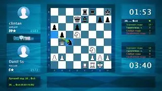 Chess Game Analysis: Danil Ss - clintan : 1-0 (By ChessFriends.com)
